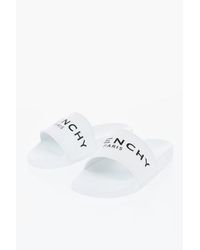 Givenchy - Rubber Slides With Embossed Logo - Lyst