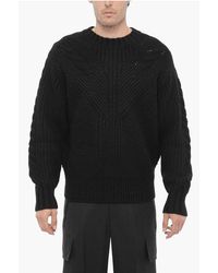 Neil Barrett - Solid Color Bomber Fit Crew-Neck Sweater - Lyst