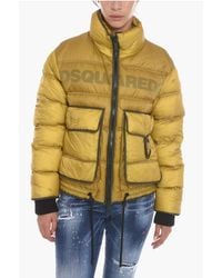 DSquared² - Lived-In Iceberg Down Jacket With Knitted Cuffs - Lyst