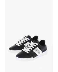 Versace - Jeans Couture Two-Tone Leather Brooklyn Low-Top Sneakers Wit - Lyst