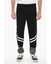 Neil Barrett - Neoprene Skinny Fit Joggers With Contrasting Details - Lyst