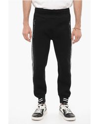 Neil Barrett - Neoprene Skinny Fit Biker Joggers With Contrasting Side Band - Lyst