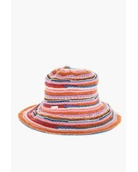 DSquared² - Knit Bucket Hat With Striped Pattern - Lyst