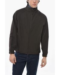 Hiking Patrol - Solid Color Soft Shell Windbreaker Jacket With Fleeced Inner - Lyst