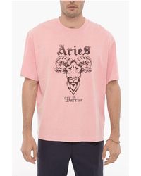 Neil Barrett - Printed Aries The Warrior Crew-Neck T-Shirt - Lyst