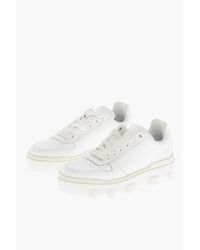 DSquared² - Icon Leather Basket Low-Top Sneakers With Logoed Sole - Lyst