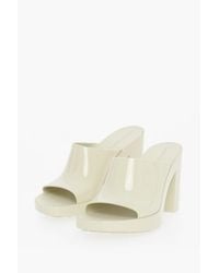 Bottega Veneta - Rubber Sandals Gleam With 10Cm Block Heel - Lyst