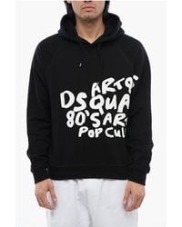 DSquared² - Brushed Cotton Cool Fit D2 Pop 80S Hoodie - Lyst