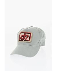 DSquared² - Cotton Cap With Monogram Embroidery - Lyst