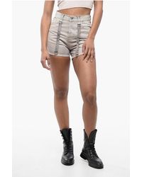 Off-White c/o Virgil Abloh - Denims Cargo Shorts With Acid-Wash Effect - Lyst