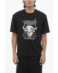 Neil Barrett - Slim Fit Printed Rock Band Zodiac Taurus Crew-Neck T-Shirt - Lyst