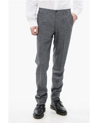 Corneliani - Silk-Blended Leader Pants With Belt Loops - Lyst
