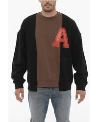 Ambush - Fleeced Cotton Varsity Crew-Neck Sweatshirt - Lyst