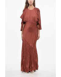 Zimmermann - Flared Dress Eden With Open Back - Lyst