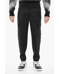 Neil Barrett - Loose Fit Fireman Cargo Pants With Ankle Button - Lyst