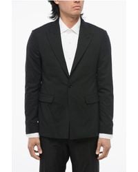 AllSaints - One-Button Blazer With Peak Lapel - Lyst