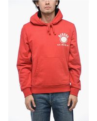 DIESEL - S-Ginn-Hood-K21 Hoodie Sweatshirt With Logo Print - Lyst