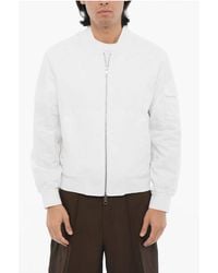 Neil Barrett - Lightweight Skinny Fit Bomber Jacket With Zip Closure - Lyst
