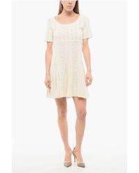 Viktor & Rolf - Tulle Flared Spinning Dress With Openwork Detail - Lyst
