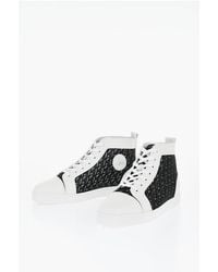 Christian Louboutin - Monogram Orlato High-Top Sneakers - Lyst