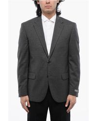 Nino Danieli - Half-Lined Blazer With Hopsack Pattern - Lyst