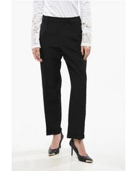 DSquared² - Cuffed Hem Virgin Wool Boston Pants - Lyst