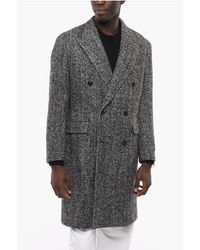 Tagliatore - Pinolerario Herringbone Wool Blend Double-Breasted Coat - Lyst