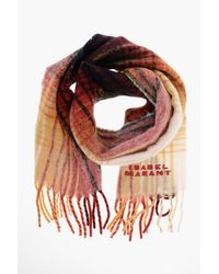 Isabel Marant - Alpaca Blend Firny Scarf With Embroidered Logo - Lyst
