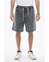 J.Press - Denim Wide-Leg Shorts With Drawstring - Lyst