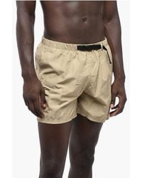 Nike - Solid Color Cargo Swim Shorts With Industrial Belt - Lyst
