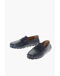 ZEGNA - Ez Luxury Leather Loafers - Lyst