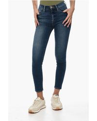 FRAME - High Waist Skinny Fit Jeans - Lyst