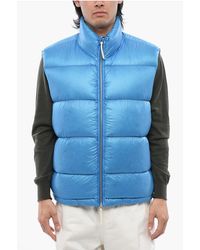 Jil Sander - Recycled Nylon Sleeveless Down Jacket With Front Zip - Lyst