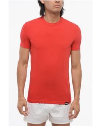 DSquared² - Stretch Cotton Twins Peak T-Shirt - Lyst