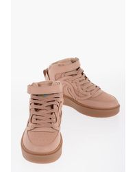 Stella McCartney - Vegan Leather S-Wave High-Top Sneakers - Lyst