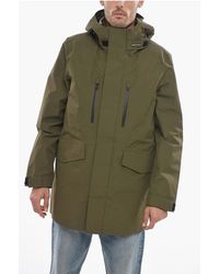 Woolrich - Down Jacket 3In1 With Removable Inner And Hidden Closure - Lyst