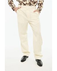 DSquared² - Virgin Wool-Blend Trousers With Concealed Button Closure - Lyst