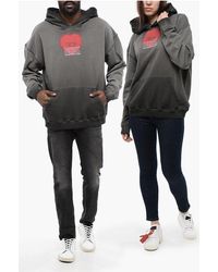 DIESEL - Brushed Cotton S-Boxt-Hood-N10 Hoodie With D-Heart De - Lyst