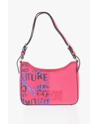 Versace - Jeans Couture Baroque Motif Shoulder Bag With Embossed Logo - Lyst