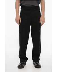 Neil Barrett - Loose Fit Neoprene Pants With Belt Loops - Lyst