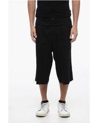 Maison Margiela - Wool Shorts with Tape Detail - Lyst