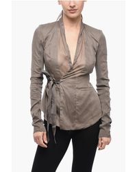 Rick Owens - Wrap-Fit Hollywood Jacket - Lyst