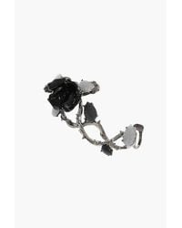 DSquared² - Metal Single Clip-On Gothic Flower Earring With Rose-Shaped - Lyst