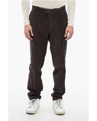 Berwich - Corduroy Chinos Pants With Flush Pockets - Lyst