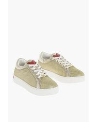 Moschino - Love Glittered Cassetta35 Sneakers - Lyst