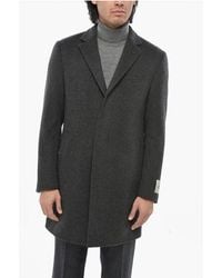 Corneliani - Cc Collection Fully-Lined Virgin Wool Coat With Hidden Butto - Lyst