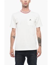 DIESEL - Crew-Neck Just T-Shirt With Contrast Trim And Breast Pocket - Lyst