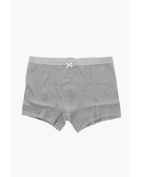 DSquared² - Honeycomb Cotton Trunk With Elastic Waistband - Lyst