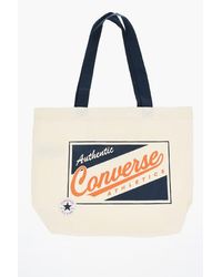 Converse - All Star Chuck Taylor Canvas Tote Bag With Printed Logo - Lyst