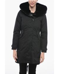 Woolrich - Padded Literary Rex Parka With Fur - Lyst